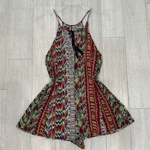 Aztec Printed Romper